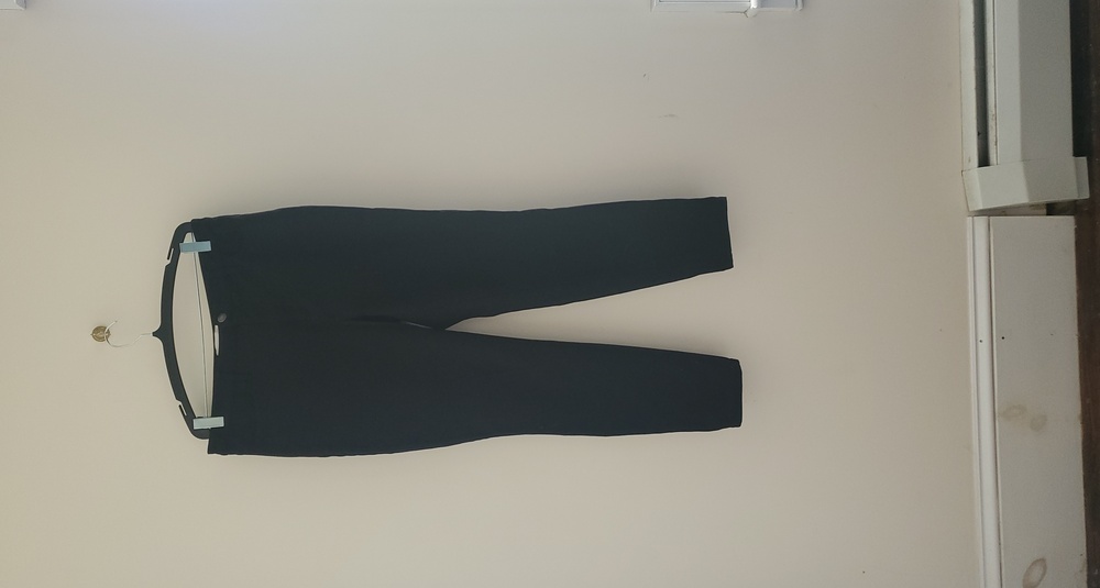 Size 10 Ponte Knit 5 Pocket Black Pants